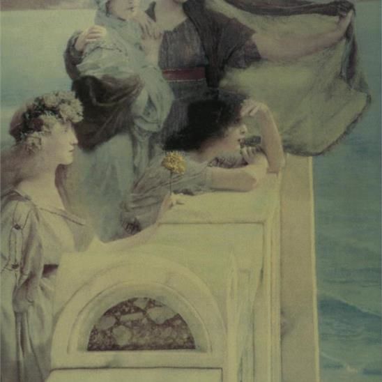 Alma-Tadema: At Aphrodite’s Cradle
