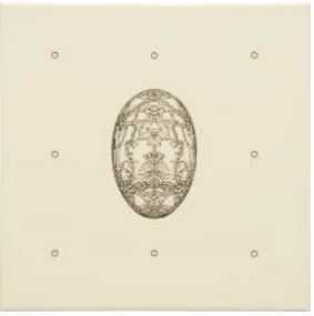 Dot Cartouche with egg