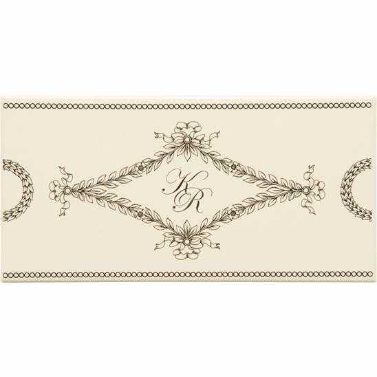 Monogram Diamond Swag Border