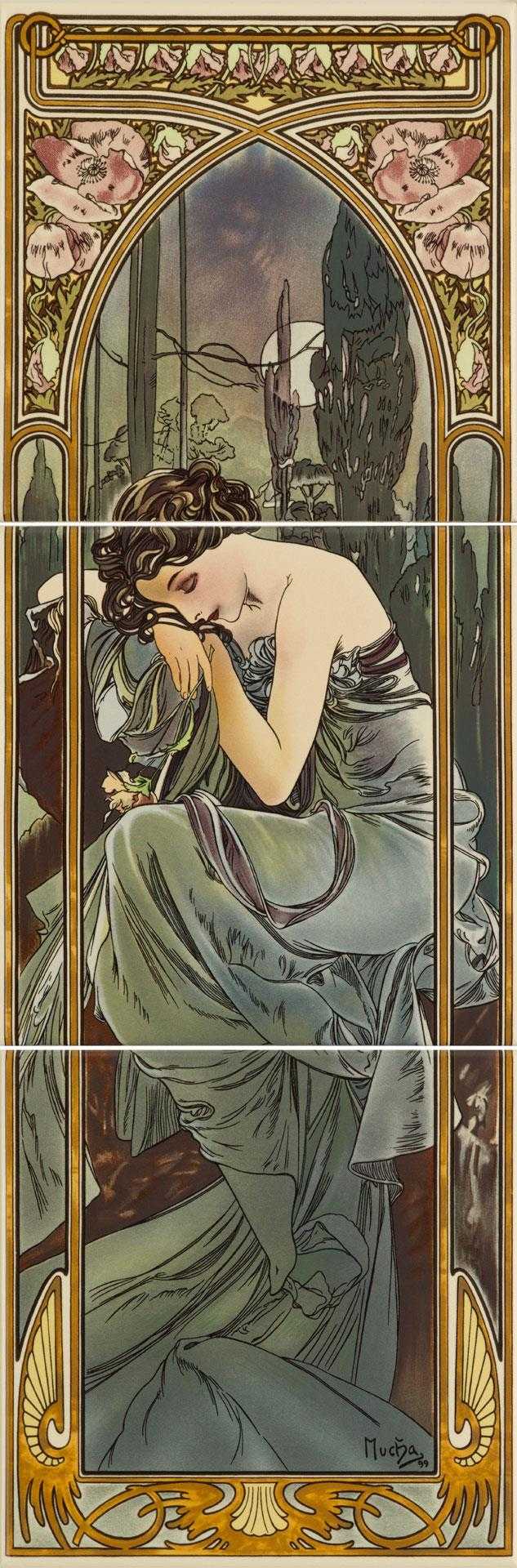 Nocturnal Slumber RH 3-Tile Set