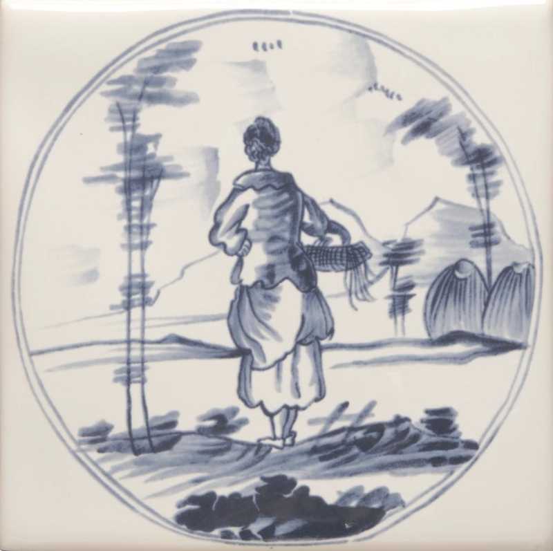 Woman And Basket