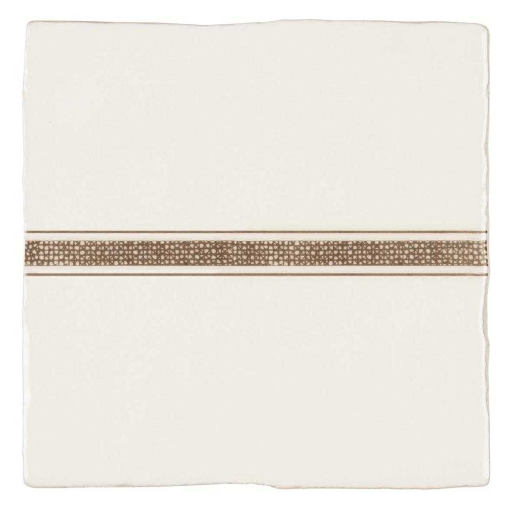 Linen Border Sepia 