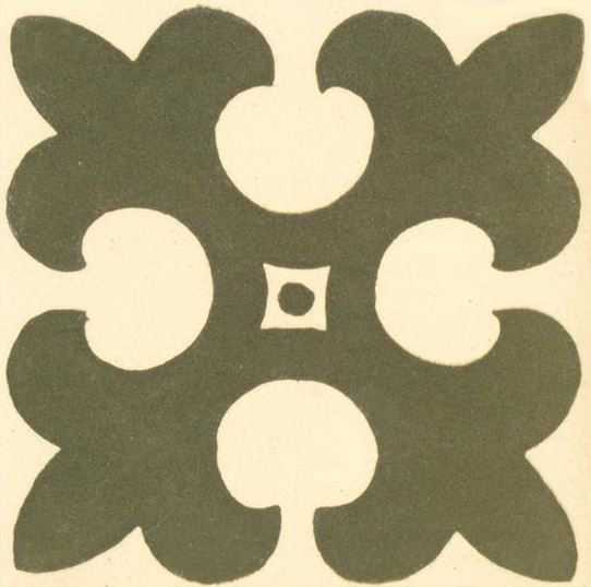 Gordon Pale Green on White