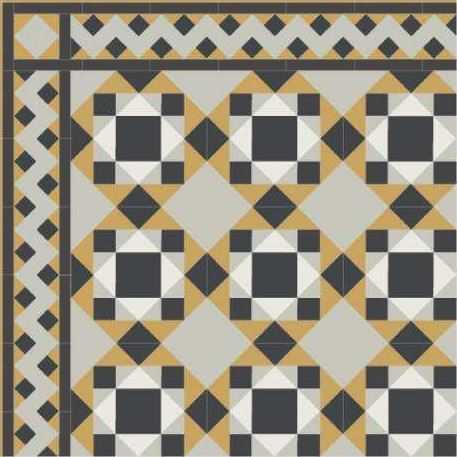 Petersham Border + Petersham Inset Design Pattern