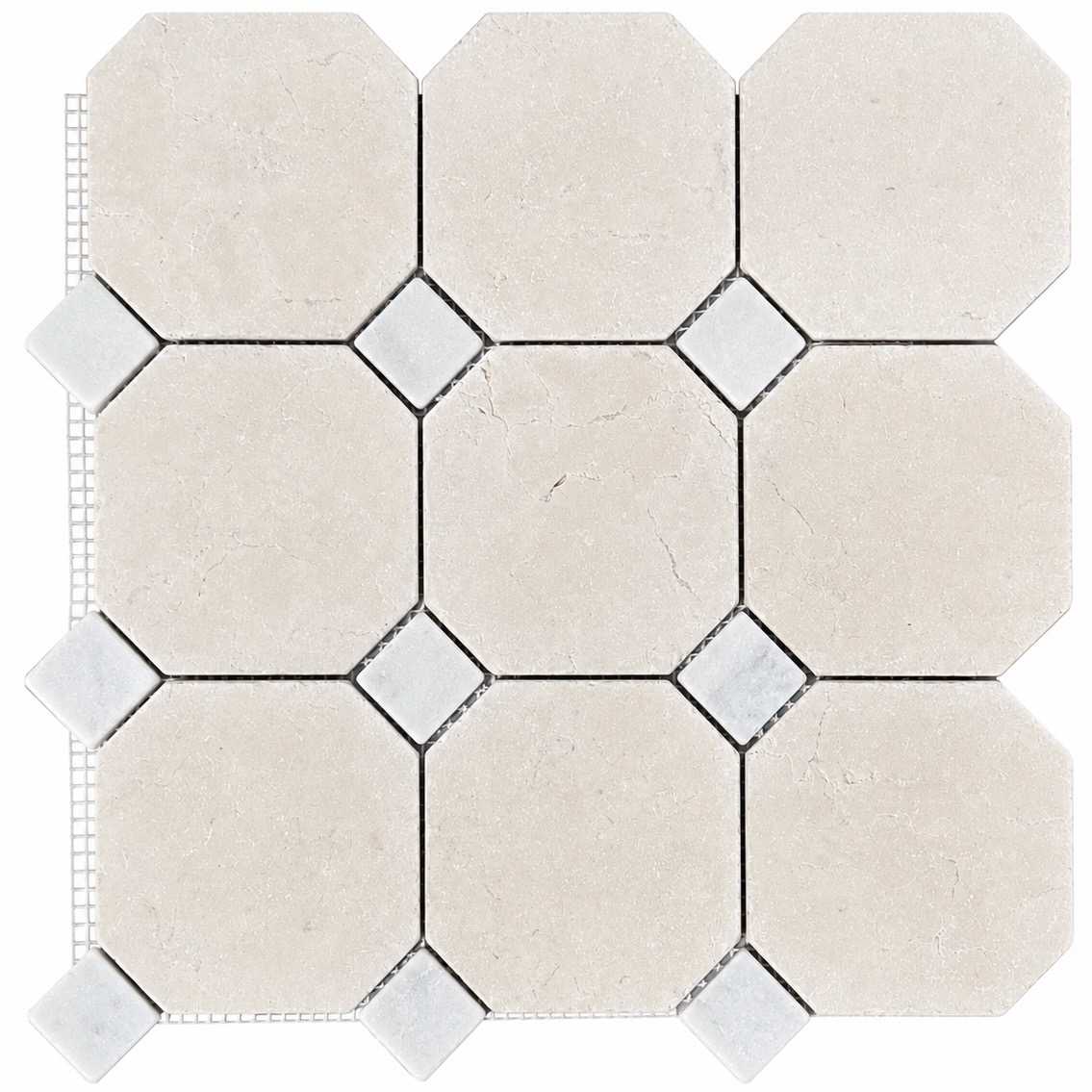 Crema Marfil / Oriental White Dot Tumbled