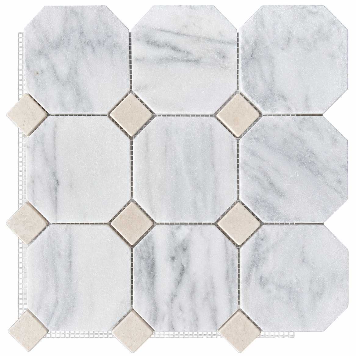 Oriental White / Crema Marfil Dot Tumbled