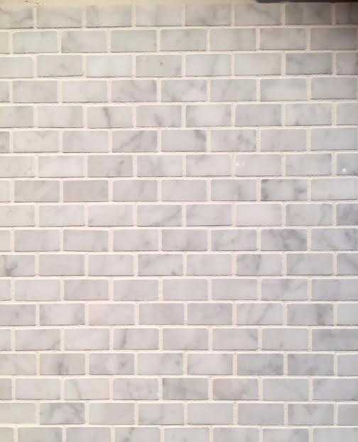 SM Mini Brick Bianca Carrara Polished