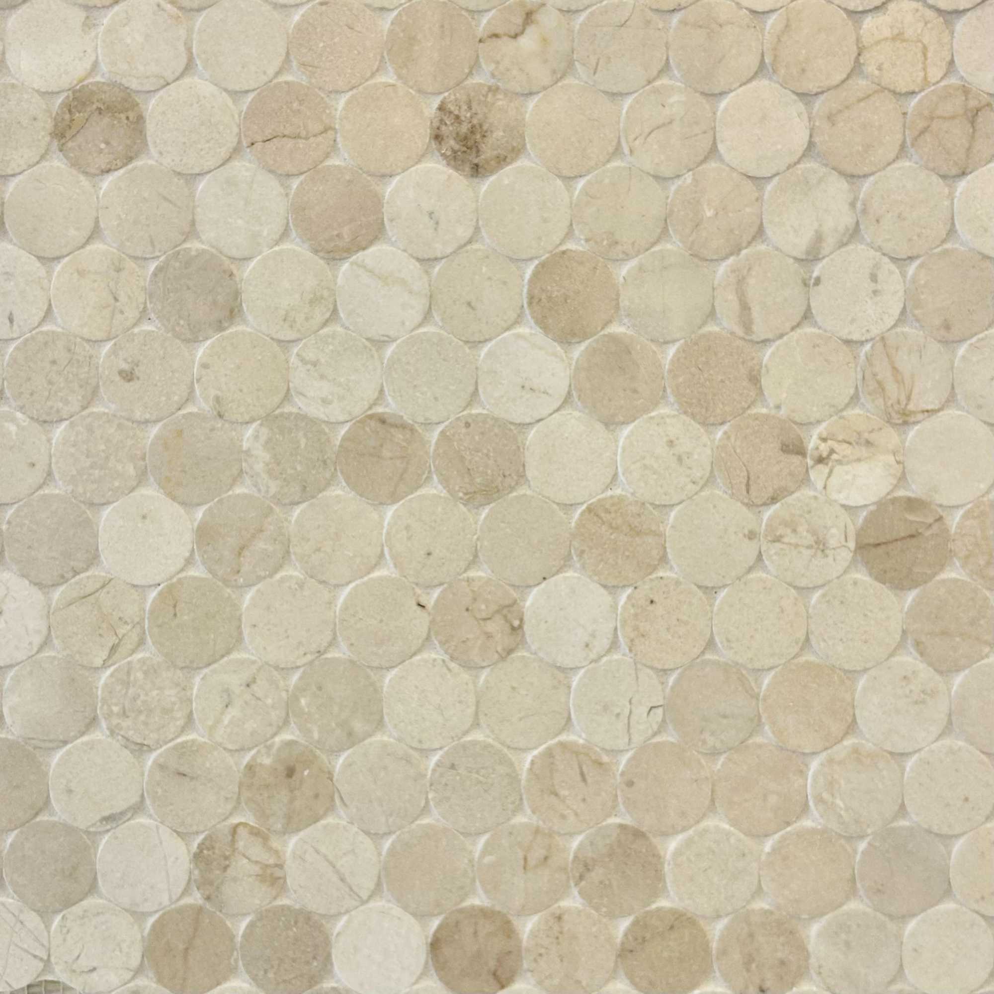 SM 1" Penny Crema Marfil