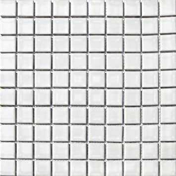 Glazed Porcelain 1" x 1" White